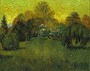 Vincent Van Gogh The Poets Garden Germany oil painting artist